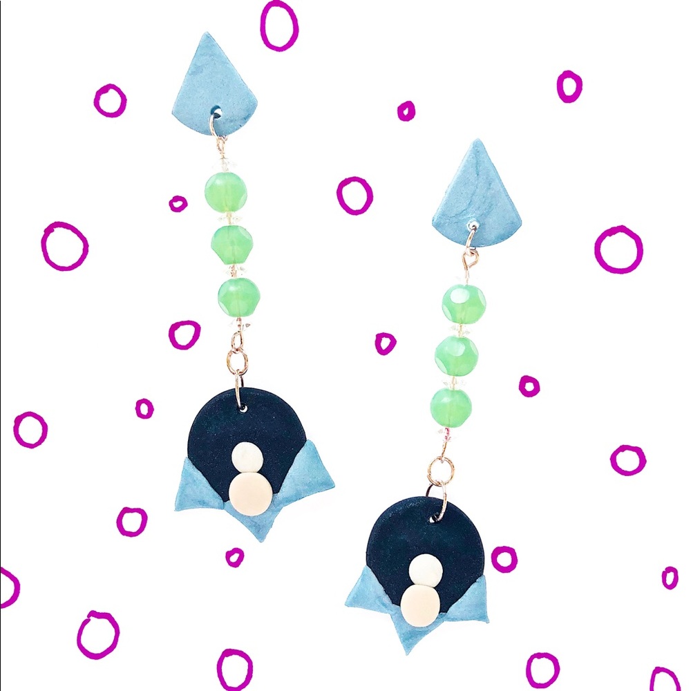 Unique Handmade Dangle Earrings